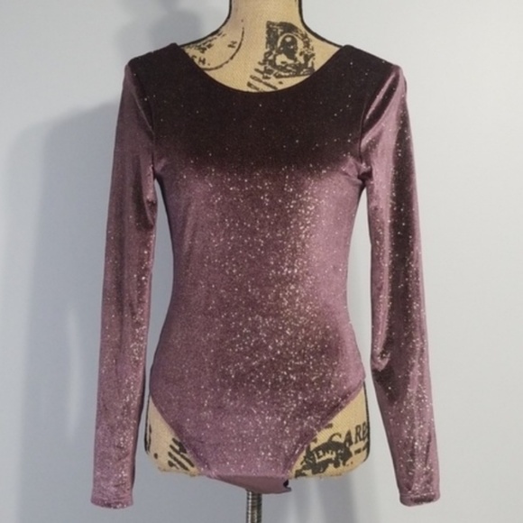 Victoria's Secret Sport Glitter Velvet Bodysuit - Picture 3 of 7